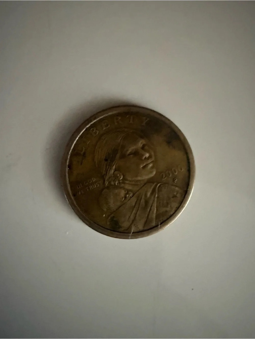 Gold-Colored Decorative Coin Accent for Home Office Crafts